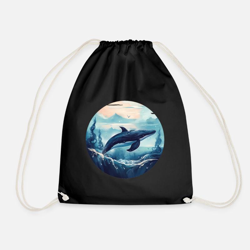 Baleine - Sac de sport léger - noir
