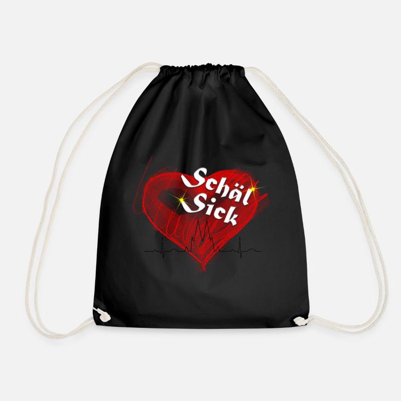 Schäl Sick 3 - Drawstring Bag - black