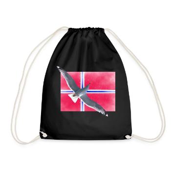 Norvège Norge - Sac de sport léger - noir - Devant