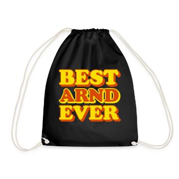 Arnd First name Funny gift - Drawstring Bag - black - Front
