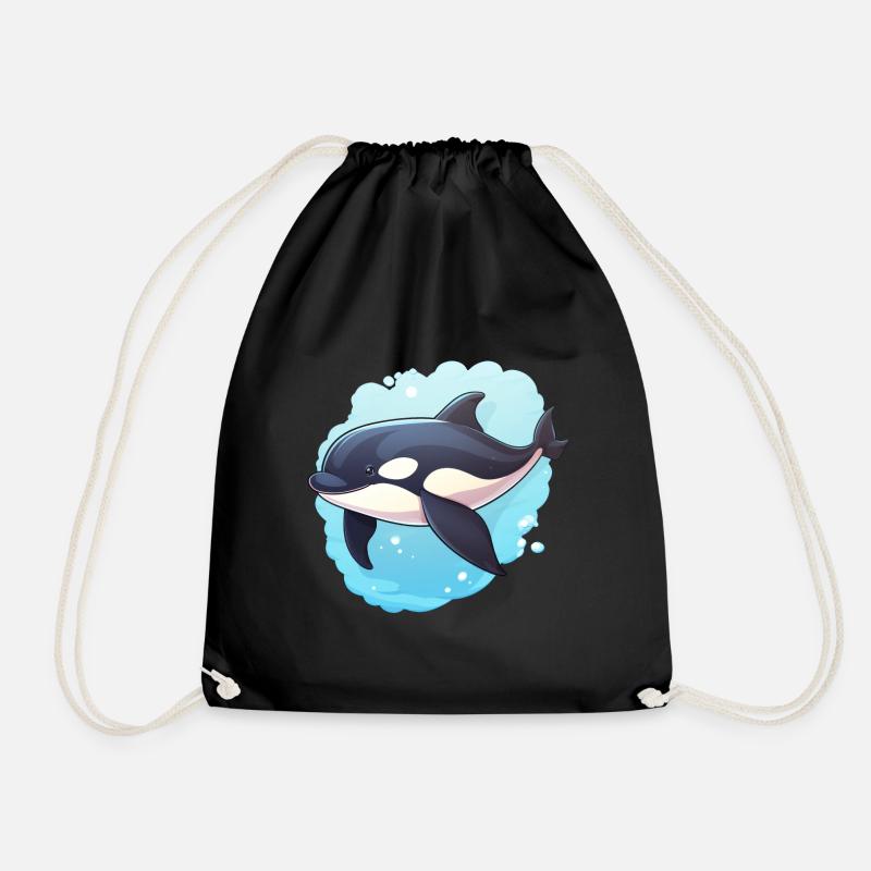 Orca - Turnbeutel - Schwarz