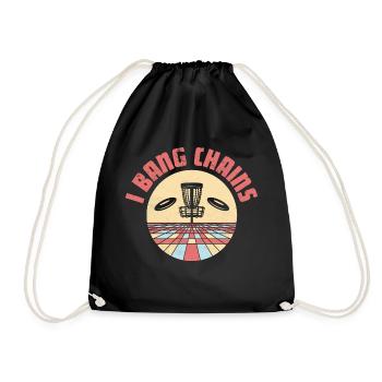 I Bang Chains Disc Golf Frisbee - Sac de sport léger - noir - Devant