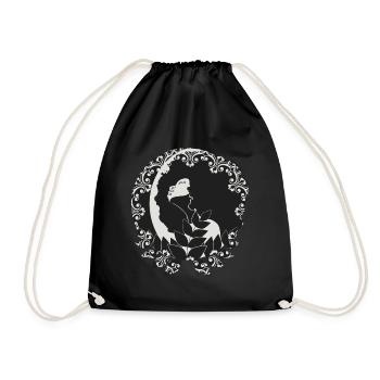 Femme Lune - Sac de sport léger - noir - Devant