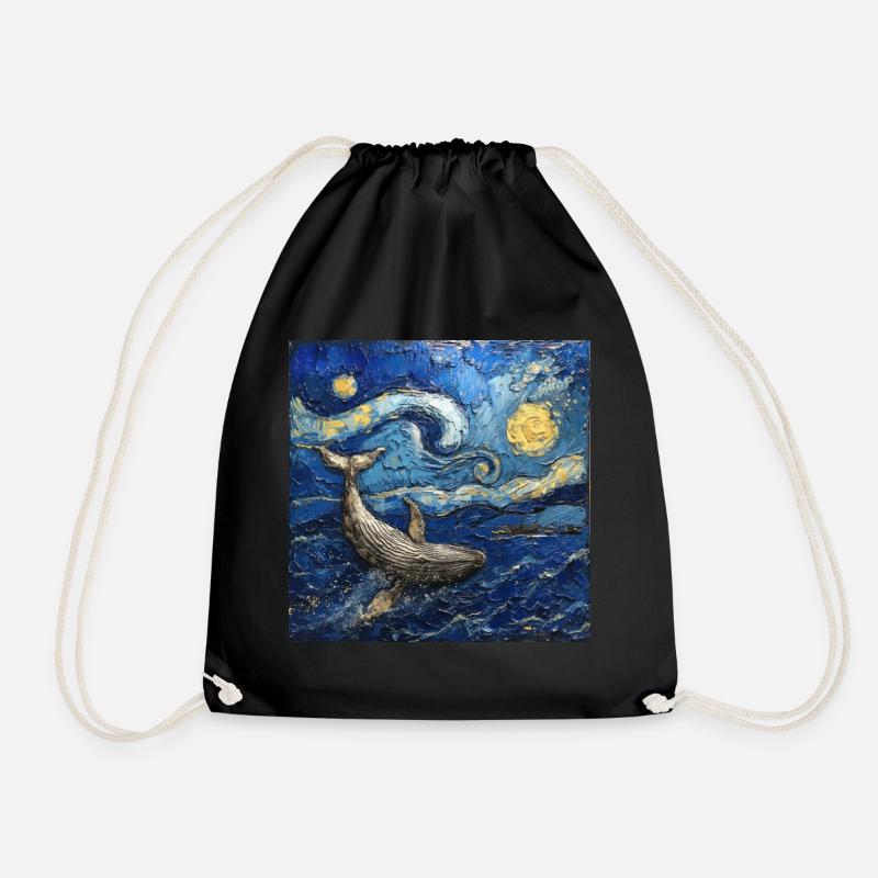 Wal Fisch Van Gogh - Turnbeutel - Schwarz