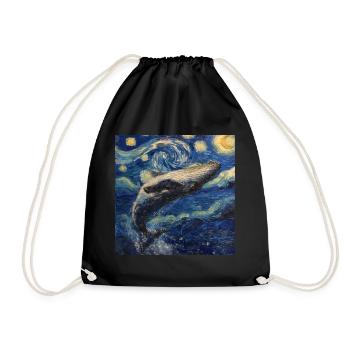 Wal Fisch Van Gogh - Turnbeutel - Schwarz - Vorne