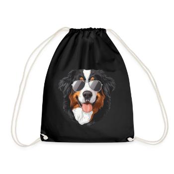 Berner Sennenhund Bernese Mountain Dog sunglasses - Turnbeutel - Schwarz - Vorne