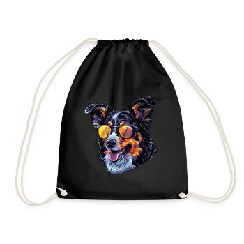 Bouvier Australien Chien, Chien, Lunettes De Soleil, Été - Sac de sport léger - noir - Devant