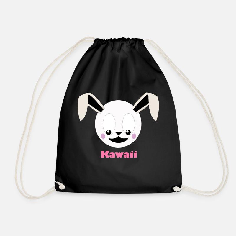 Kawai Hase - Turnbeutel - Schwarz