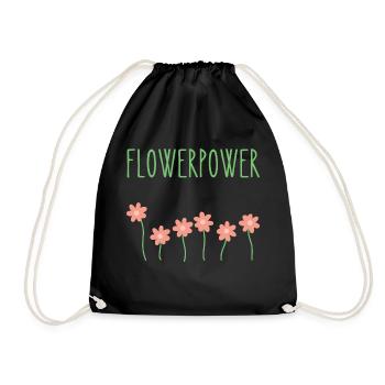 Le pouvoir des fleurs - Sac de sport léger - noir - Devant
