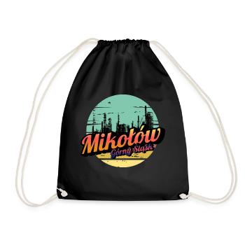 Mikołów, Haute-Silésie - Sac de sport léger - noir - Devant
