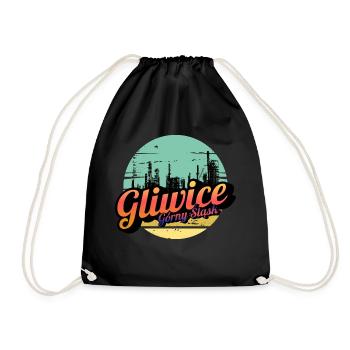 Gliwice Upper Silesia - Drawstring Bag - black - Front
