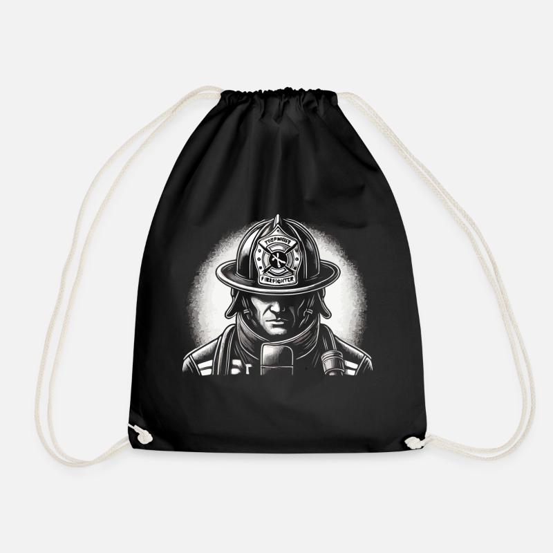 sapeurs-pompiers - Sac de sport léger - noir