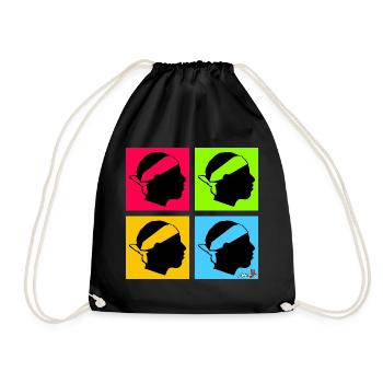 4 Mori Pop - Sac de sport léger - noir - Devant