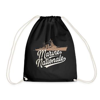 Marine Nationale - Sac de sport léger - noir - Devant