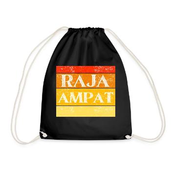 Beauty of Raja Ampat - Drawstring Bag - black - Front