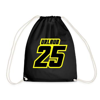 Holiday 2025 Jersey - Drawstring Bag - black - Front