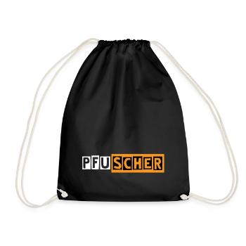 Pfuscher PH Design - Turnbeutel - Schwarz - Vorne