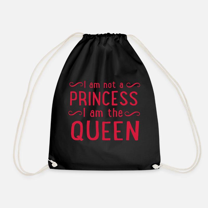Prinzessin - Turnbeutel - Schwarz
