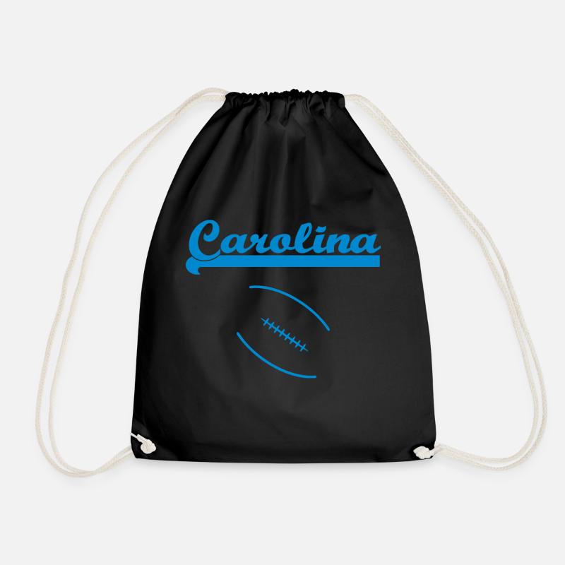 Carolina + Logo - Turnbeutel - Schwarz