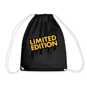limited_edition_graffiti - Drawstring Bag - black - Front