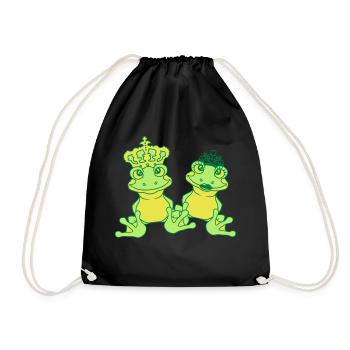 prince koenig froschkoenig couple couples aime verl - Sac de sport léger - noir - Devant