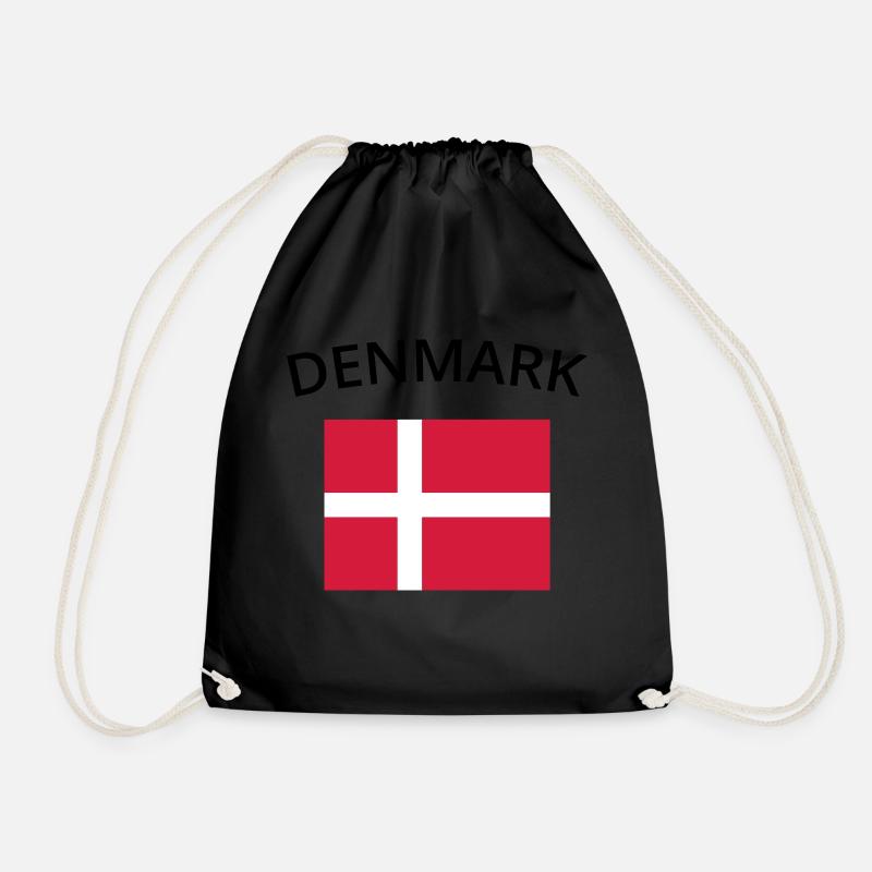 denmark - Turnbeutel - Schwarz