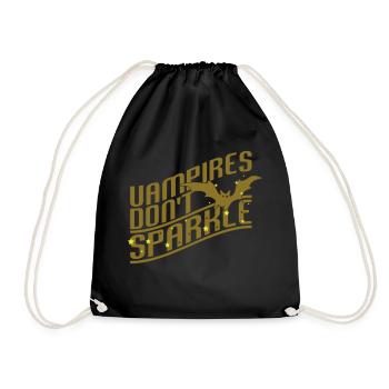 Vampires don't sparkle - Turnbeutel - Schwarz - Vorne