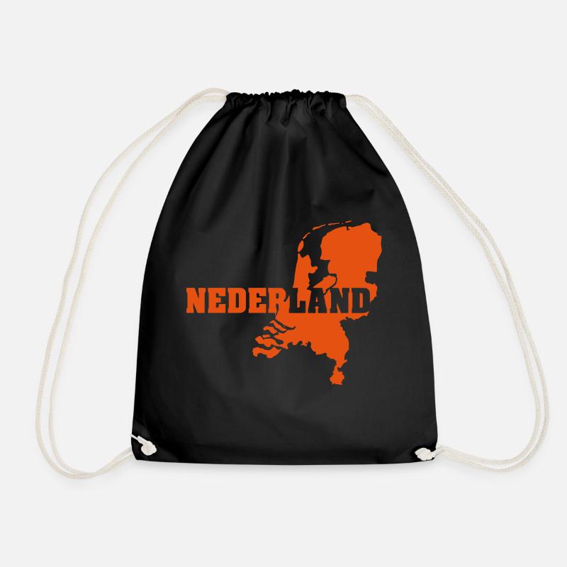Nederland (ID: 002004) - Sac de sport léger - noir