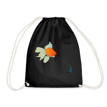 Flying fish - Sac de sport léger - noir - Devant