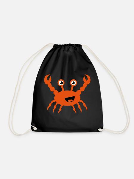 crab 3 - Turnbeutel - Schwarz