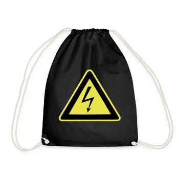 Haute tension - Sac de sport léger - noir - Devant