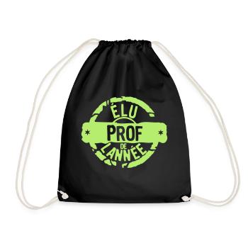 prof elu annee tampon meilleurs - Sac de sport léger - noir - Devant