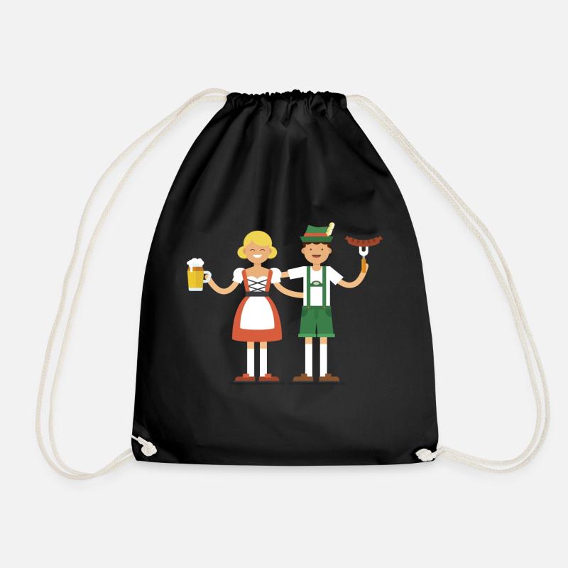 blockedTitle - Drawstring Bag - black