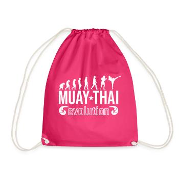 Evolution du Muay Thai | La boxe thaïe l'évolution - Sac de sport léger - fuchsia - Devant