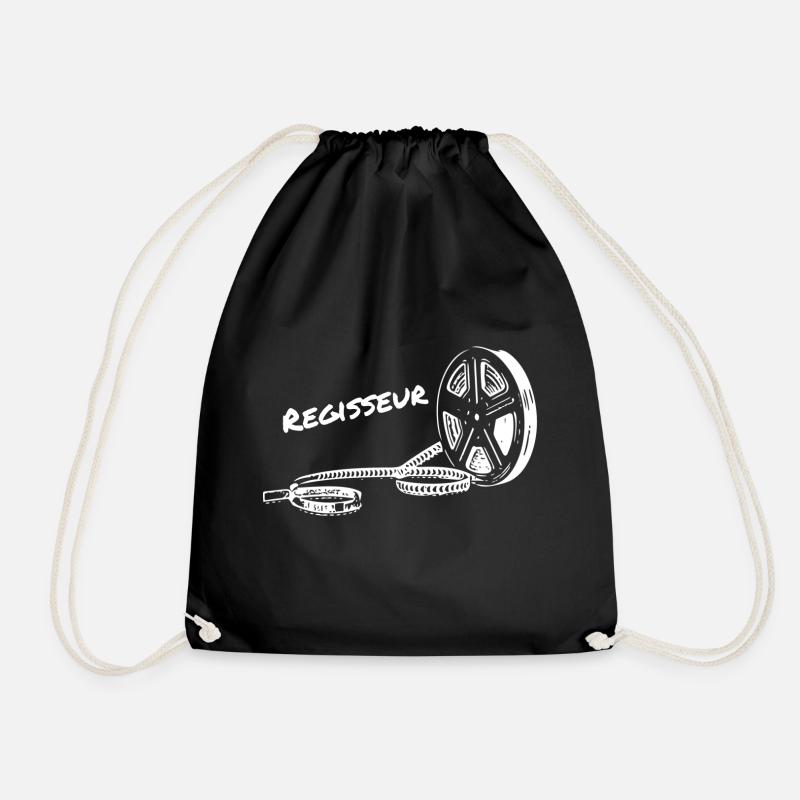 Director - Drawstring Bag - black