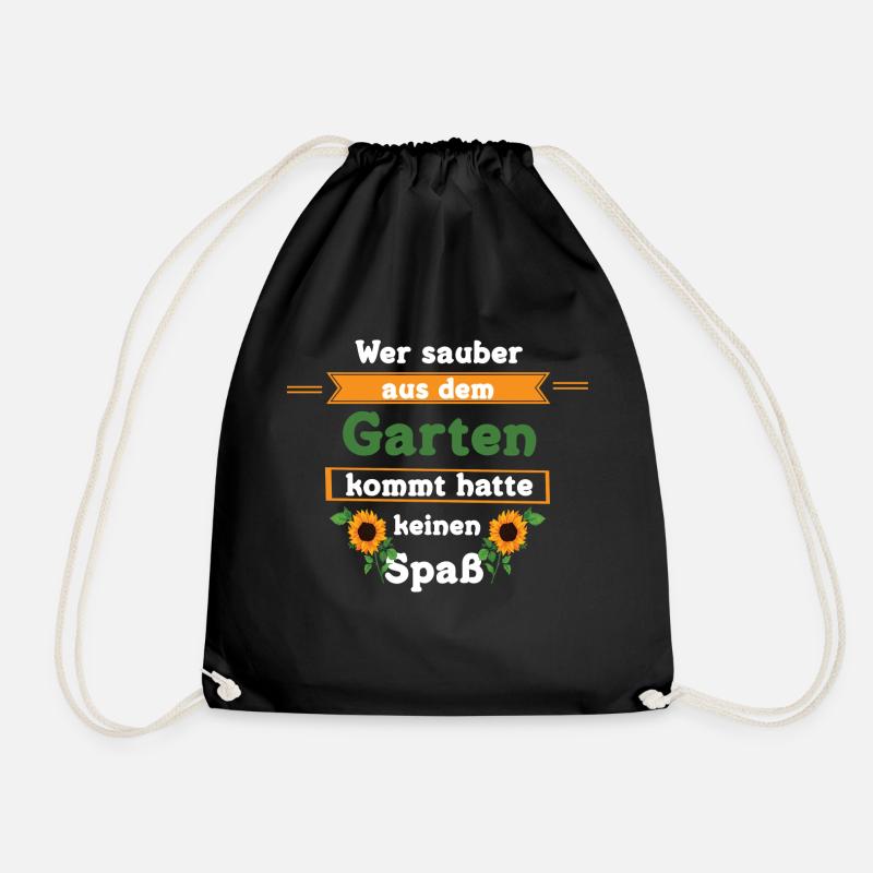 Garten | Gärtner | Gartenarbeit | Gärtnerin - Turnbeutel - Schwarz