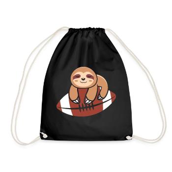 Lazy - Drawstring Bag - black - Front