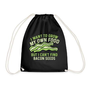 Bacon Seeds Gourmet Cadeau - Sac de sport léger - noir - Devant