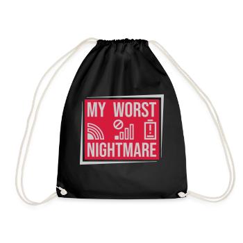 Protéger mon pire cauchemar - Sac de sport léger - noir - Devant