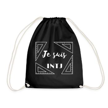 INTJ - Sac de sport léger - noir - Devant