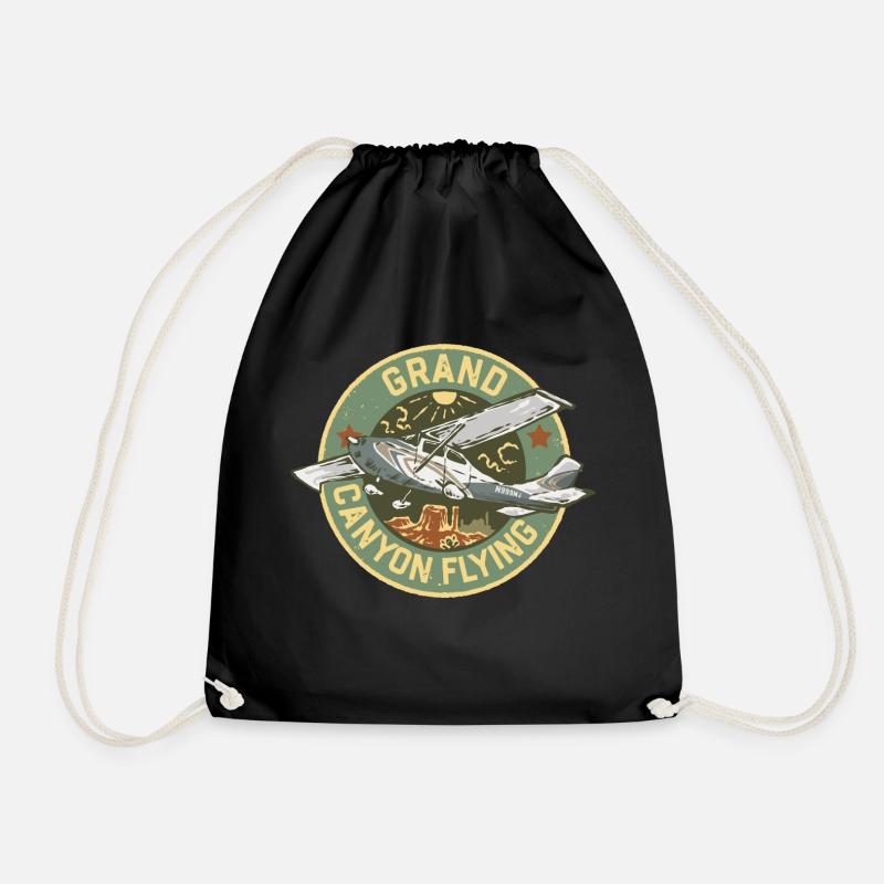 Grand Canyon Flying - Turnbeutel - Schwarz