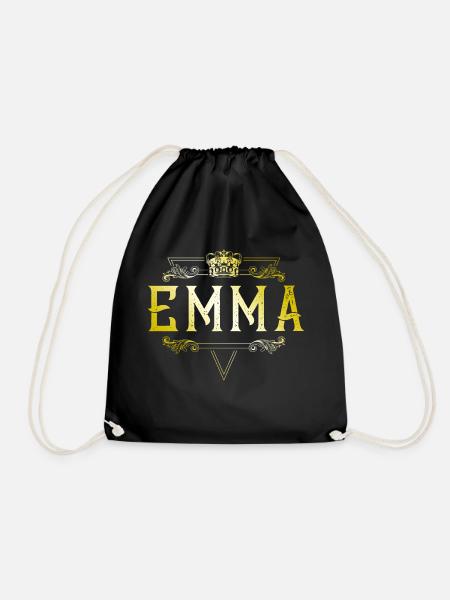 Emma - Turnbeutel - Schwarz