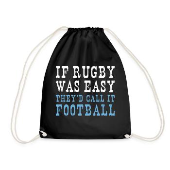 Le rugby était facile Ils l’appelleraient Football Fiji Rugby - Sac de sport léger - noir - Devant