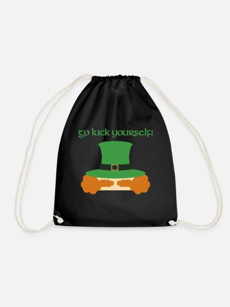 Luck Yourself - Turnbeutel - Schwarz