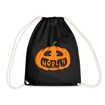 Citrouille Noreen Halloween - Sac de sport léger - noir - Devant