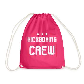 Kickboxing Crew - Drawstring Bag - fuchsia - Front
