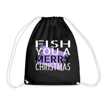 Dictons de citation de pêcheurs Tournois de pêche - Sac de sport léger - noir - Devant