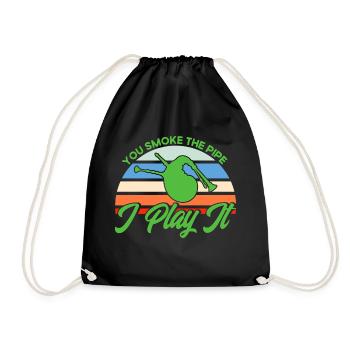 Cornemuse écossaise Cornemuse Cornemuse Gesche - Sac de sport léger - noir - Devant