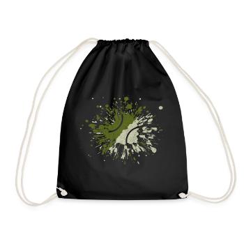 Tennis - Drawstring Bag - black - Front
