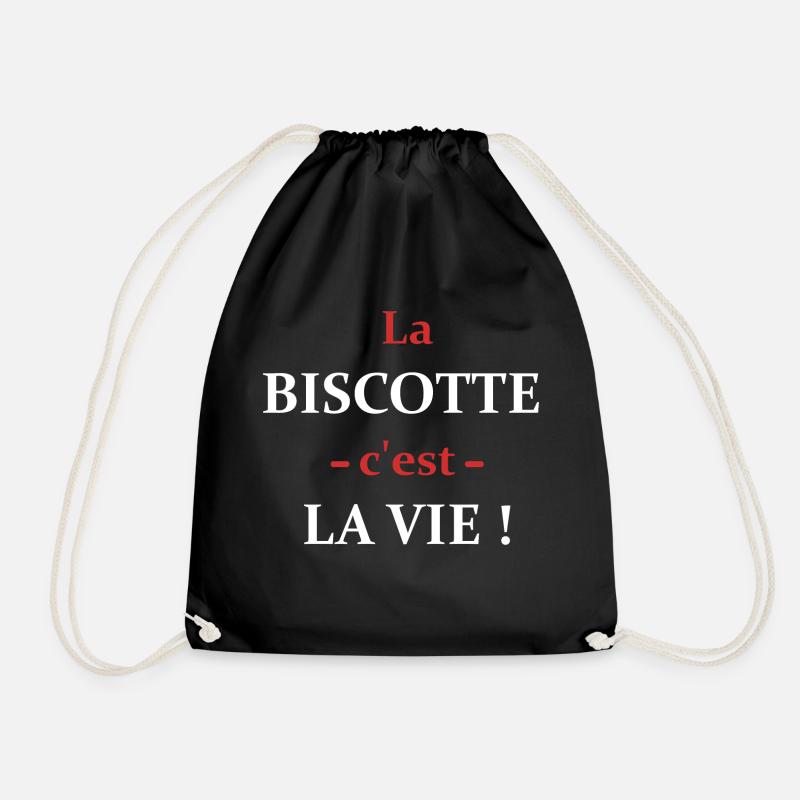 La biscotte c'est la vie - Sac de sport léger - noir